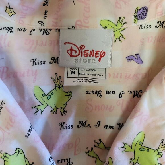 Disney Store Princesses 2 Piece Short Sleeve Short Pajama Set Womens Size M - Picture 6 of 14